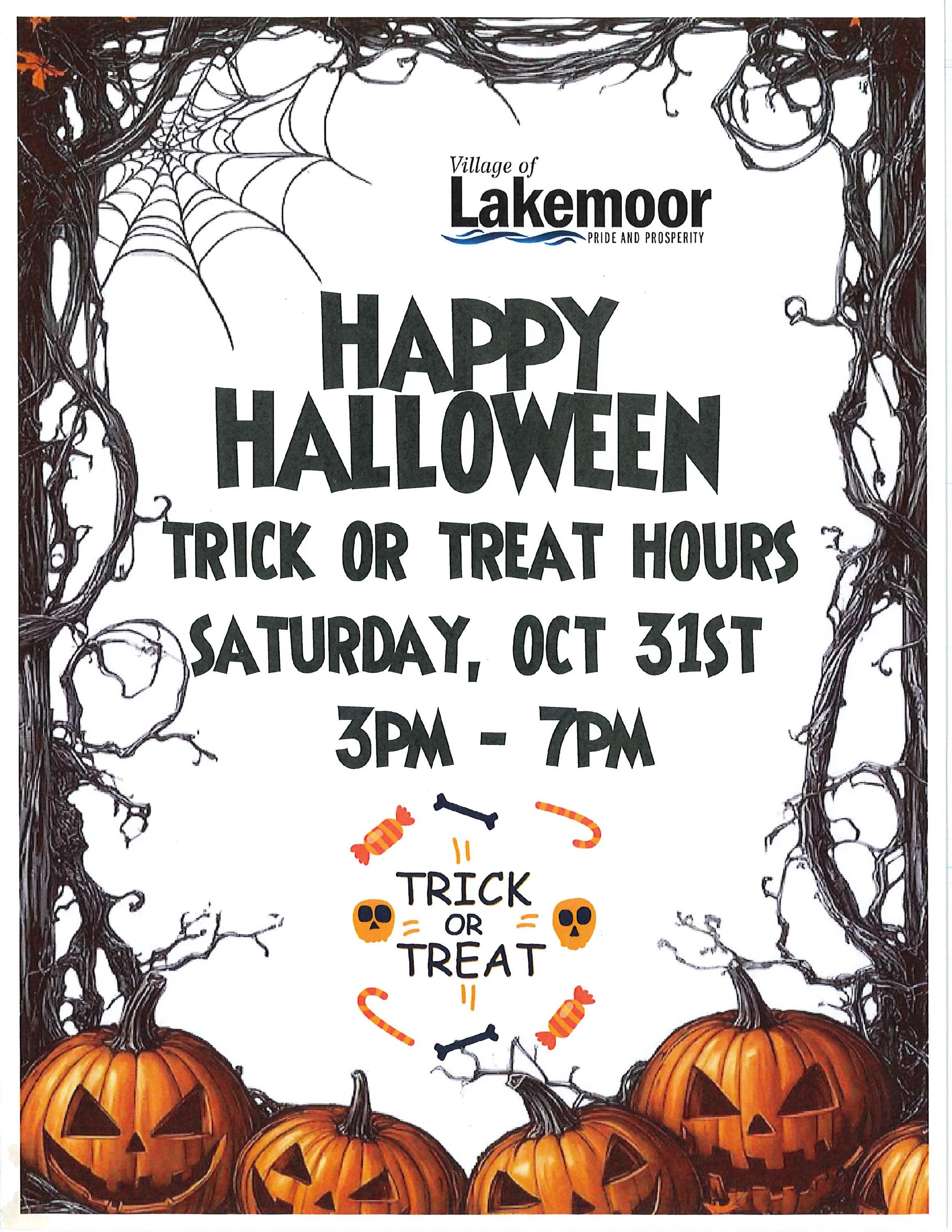 Lakemoor Trick-or-Treat 2026
